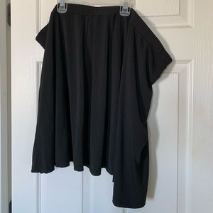 Black skort